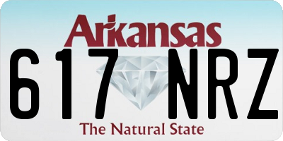 AR license plate 617NRZ
