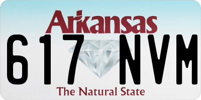 AR license plate 617NVM