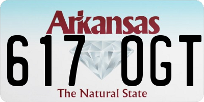 AR license plate 617OGT