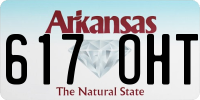 AR license plate 617OHT