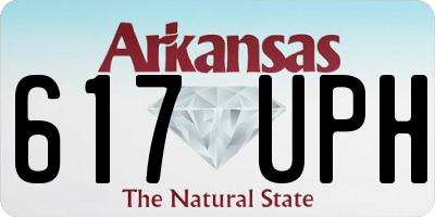 AR license plate 617UPH