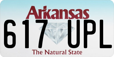 AR license plate 617UPL