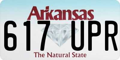 AR license plate 617UPR