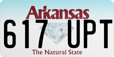 AR license plate 617UPT