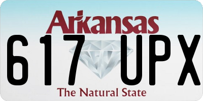 AR license plate 617UPX