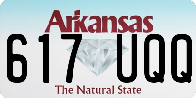 AR license plate 617UQQ