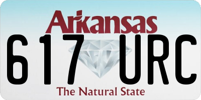 AR license plate 617URC