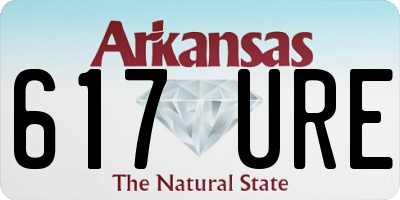 AR license plate 617URE