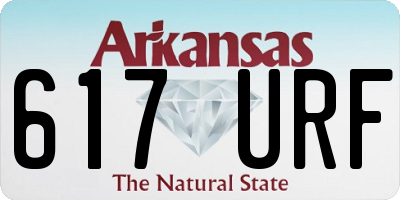 AR license plate 617URF