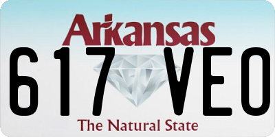 AR license plate 617VEO
