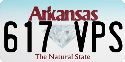AR license plate 617VPS