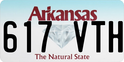AR license plate 617VTH