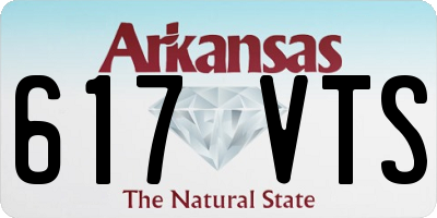 AR license plate 617VTS