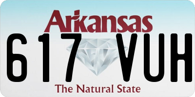 AR license plate 617VUH