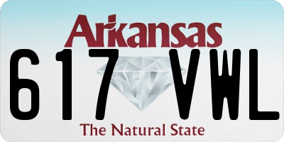 AR license plate 617VWL