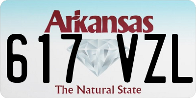 AR license plate 617VZL
