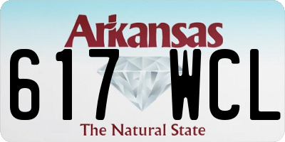 AR license plate 617WCL