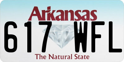 AR license plate 617WFL