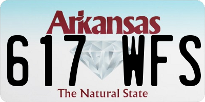 AR license plate 617WFS