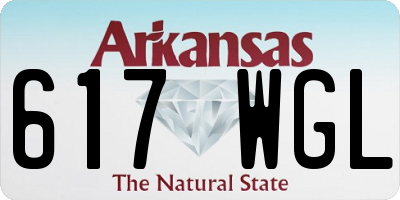 AR license plate 617WGL
