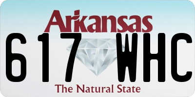 AR license plate 617WHC