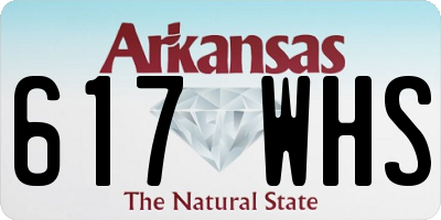 AR license plate 617WHS