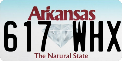 AR license plate 617WHX