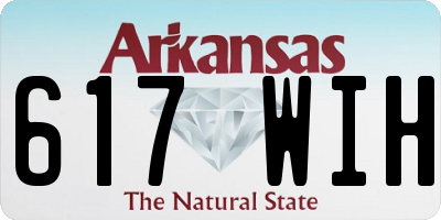 AR license plate 617WIH