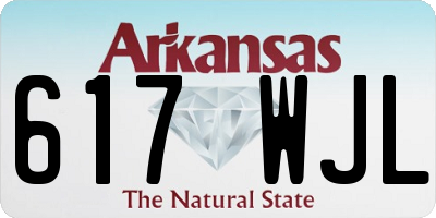 AR license plate 617WJL
