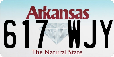 AR license plate 617WJY