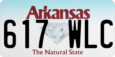 AR license plate 617WLC