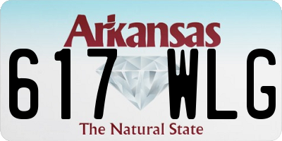 AR license plate 617WLG