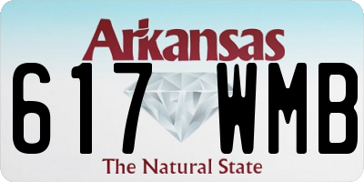 AR license plate 617WMB