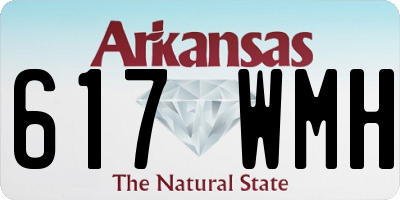 AR license plate 617WMH