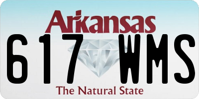 AR license plate 617WMS