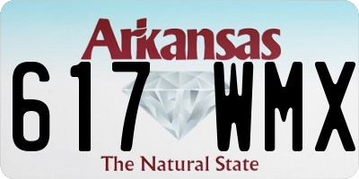 AR license plate 617WMX
