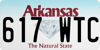 AR license plate 617WTC