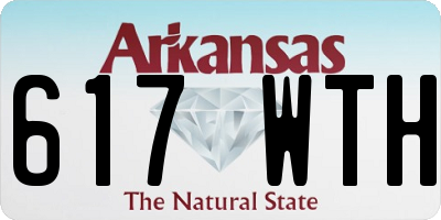 AR license plate 617WTH