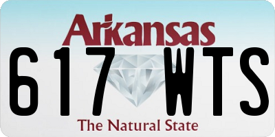 AR license plate 617WTS