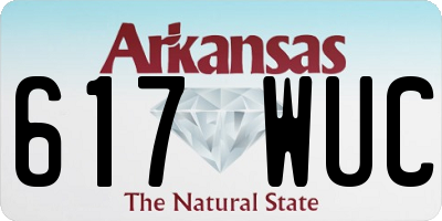 AR license plate 617WUC