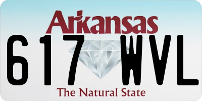 AR license plate 617WVL
