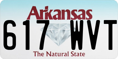 AR license plate 617WVT