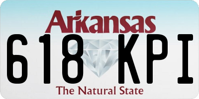 AR license plate 618KPI