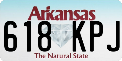 AR license plate 618KPJ