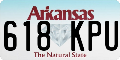 AR license plate 618KPU