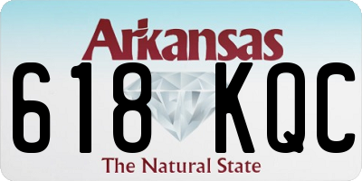 AR license plate 618KQC