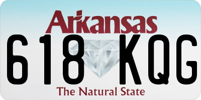AR license plate 618KQG