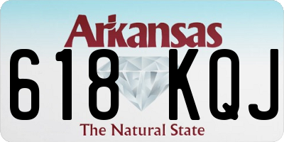 AR license plate 618KQJ