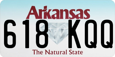 AR license plate 618KQQ