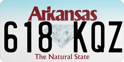 AR license plate 618KQZ